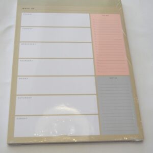 A4 Weekly Planner